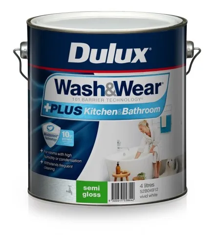 Dulux Wash&Wear +PLUS Kitchen&Bathroom, Semi Gloss