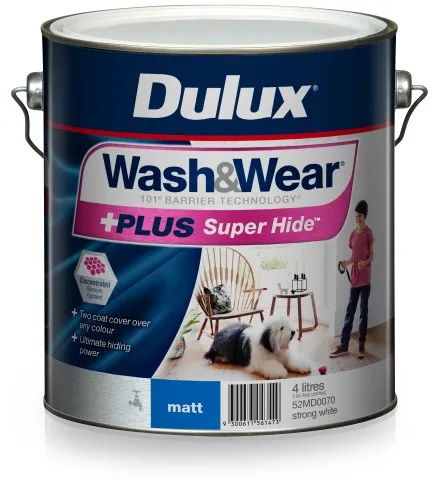 Dulux Wash&Wear +PLUS Super Hide, Matt