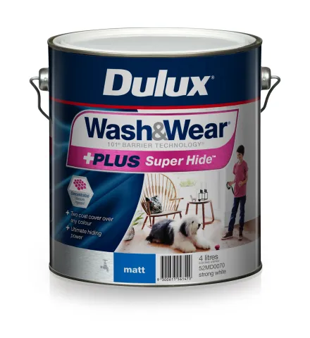 Dulux Wash&Wear +PLUS Super Hide, Matt