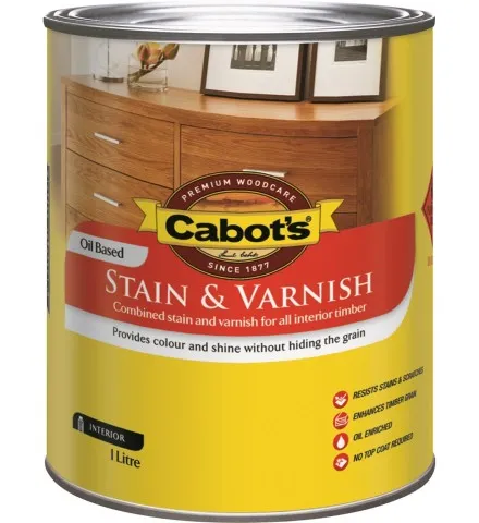 Cabot's Interior Stain & Varnish, Oil Based, Gloss