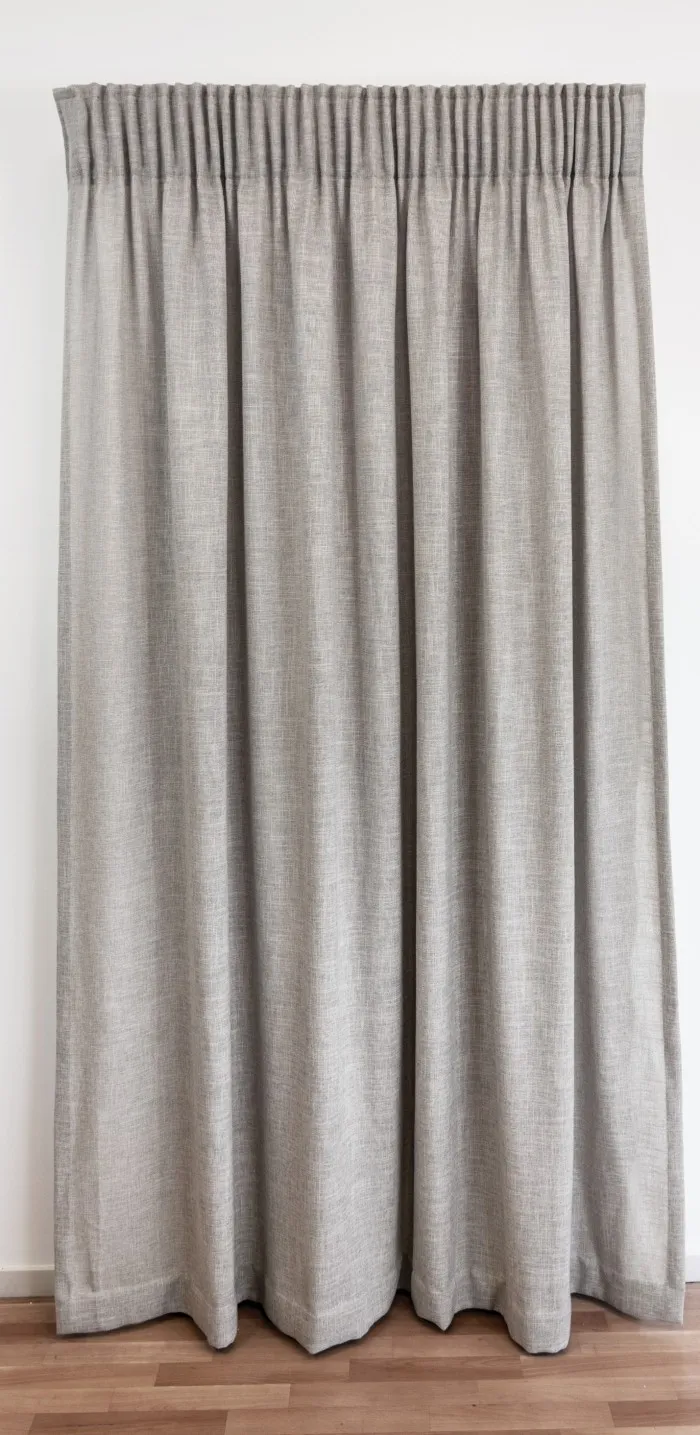 Pencil Pleat 150cm Long Shot Plain