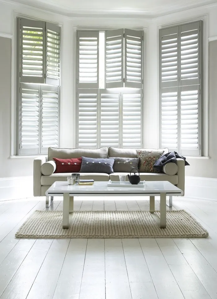TWO Shutter  Bay window front angle