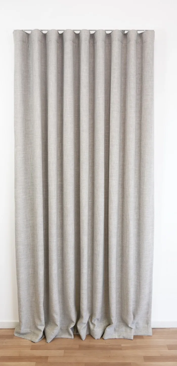 Wave Pleat Long Shot Plain