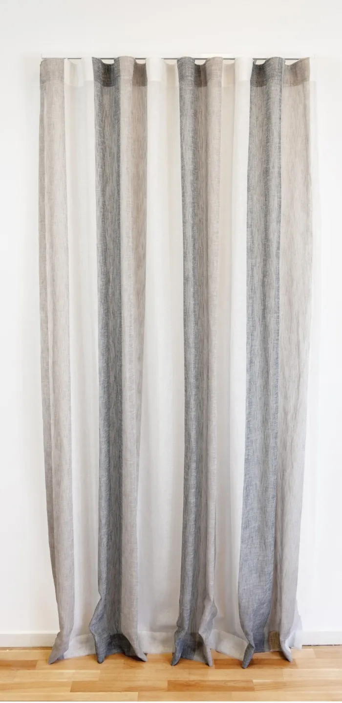Wave Pleat Long Shot Stripe